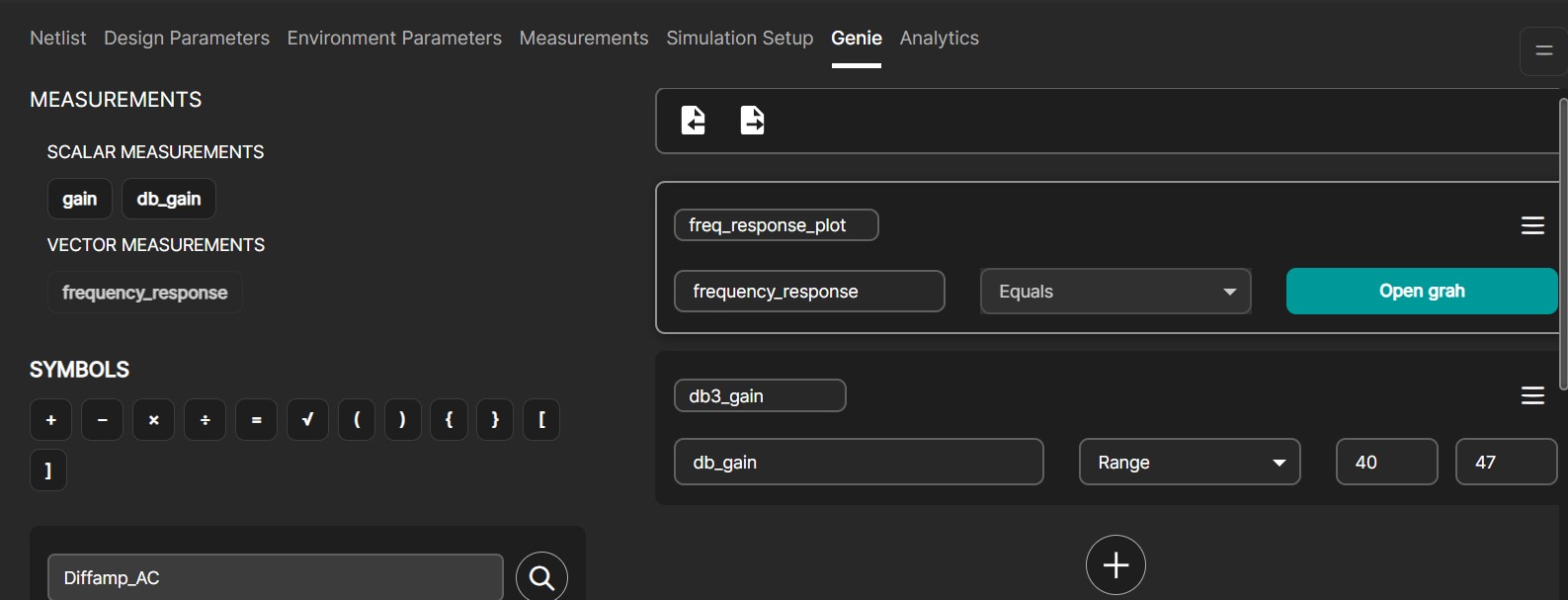 AC Simulation Setup