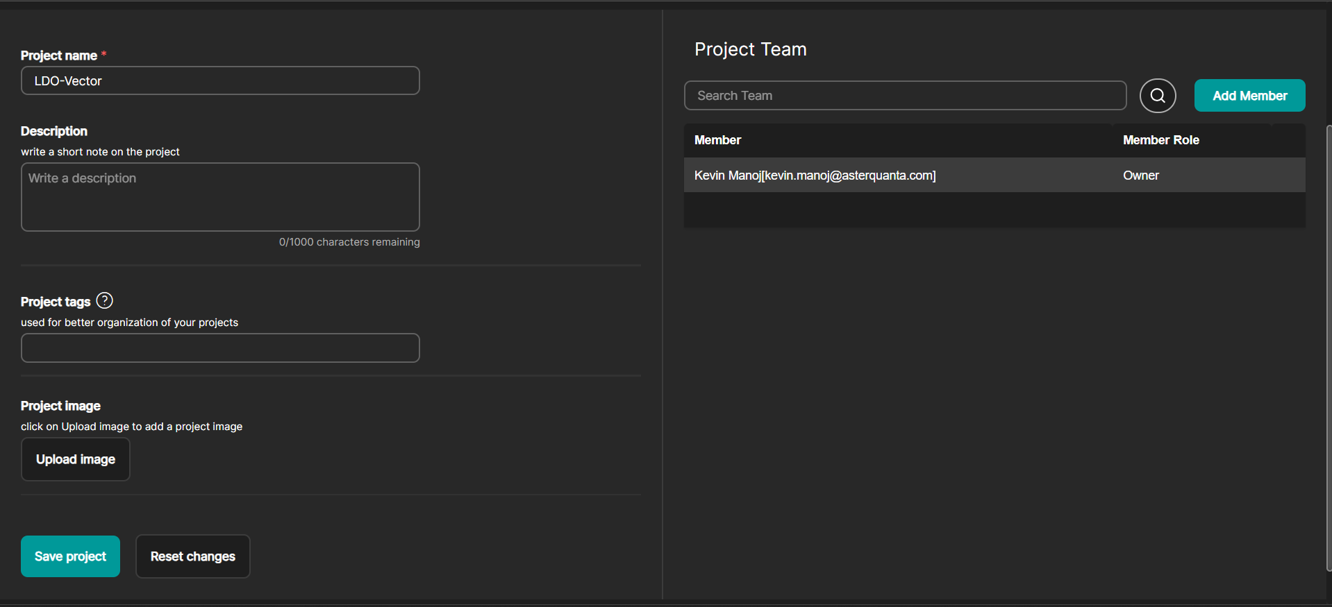 Project Settings