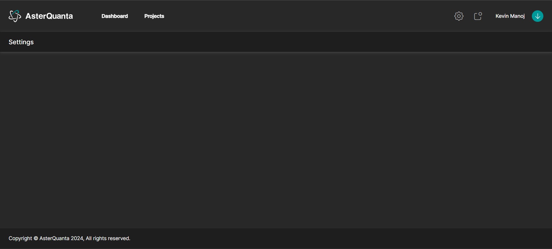 Settings Page