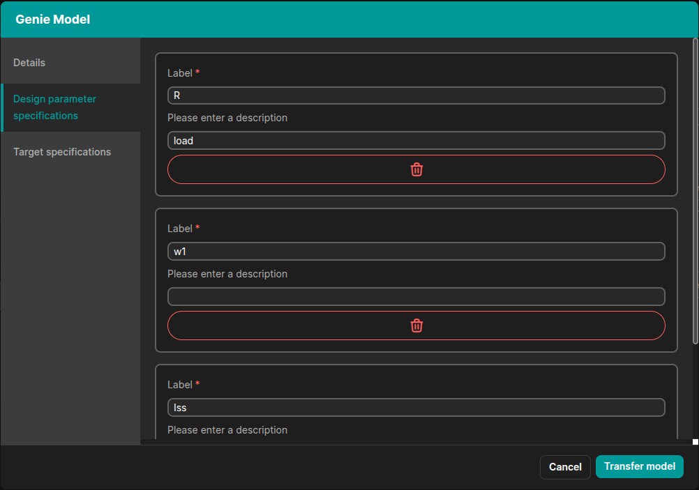 Remove Source Parameters