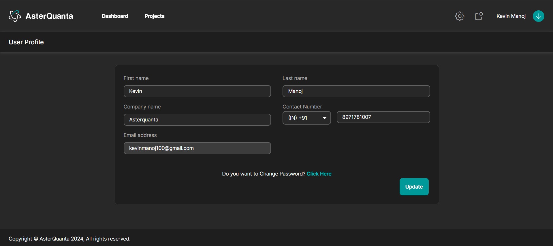 User Profile